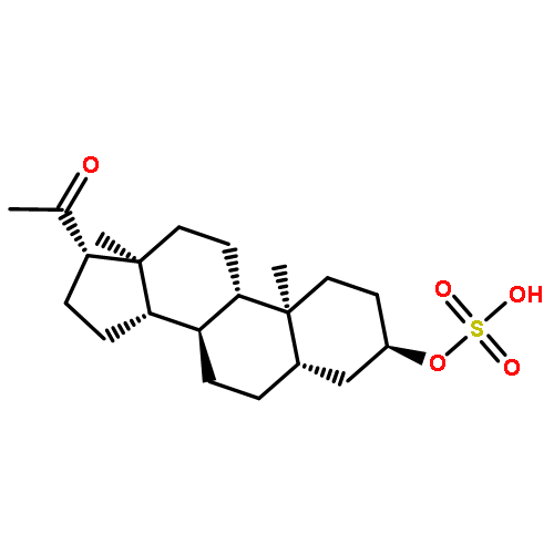 Pregnan-20-one, 3-(sulfooxy)-, (3a,5a)-