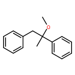 Benzene, 1,1'-(1-methoxy-1-methyl-1,2-ethanediyl)bis-