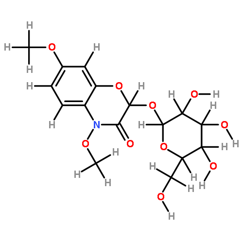 (2R)-2-O-beta-D-glucopyranosyl-4,7-dimethoxy-2H-1,4-benzoxazin-3(4H)-one