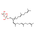 Diphosphoric acid,P-[[(1R,2R,3R)-2-[(3E)-4,8-dimethyl-3,7-nonadien-1-yl]-2-methyl-3-[(1E,5E)-2,6,10-trimethyl-1,5,9-undecatrien-1-yl]cyclopropyl]methyl]ester, rel-