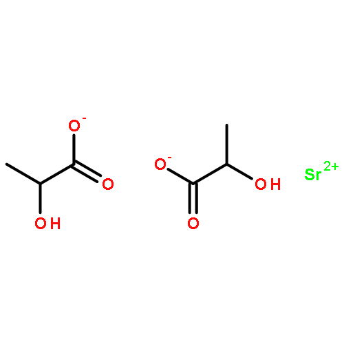 Propanoic acid,2-hydroxy-, strontium salt (2:1)