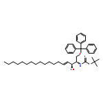 (+)- tert-butyl {(1S,2R,3E)-2-Hydroxy-1-[(trityloxy)methyl]heptadec-3-en-1-yl}carbamate