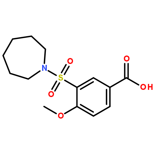 3-(1-azepanylsulfonyl)-4-methoxybenzoic acid