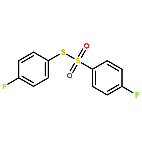 Benzenesulfonothioic acid, 4-fluoro-, S-(4-fluorophenyl) ester