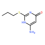 4(1H)-Pyrimidinone, 6-amino-2-(propylthio)-