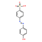 Benzenesulfonic acid,4-[2-(4-hydroxyphenyl)diazenyl]-