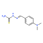 2-(4-(Dimethylamino)benzylidene)hydrazinecarbothioamide