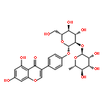 4H-1-Benzopyran-4-one,3-[4-[[2-O-(6-deoxy-a-L-mannopyranosyl)-b-D-glucopyranosyl]oxy]phenyl]-5,7-dihydroxy-