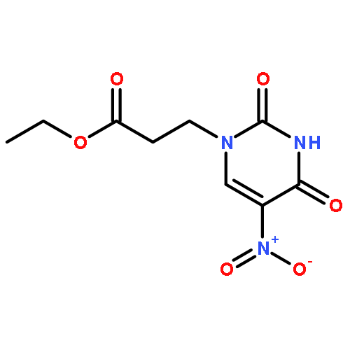 1(2H)-Pyrimidinepropanoicacid, 3,4-dihydro-5-nitro-2,4-dioxo-, ethyl ester