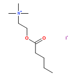 Ethanaminium,N,N,N-trimethyl-2-[(1-oxopentyl)oxy]-, iodide (1:1)