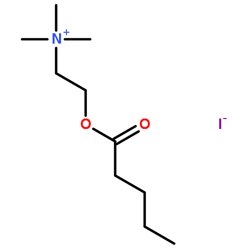 Ethanaminium,N,N,N-trimethyl-2-[(1-oxopentyl)oxy]-, iodide (1:1)