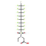 Glycine,N-ethyl-N-[(1,1,2,2,3,3,4,4,5,5,6,6,7,7,8,8,8-heptadecafluorooctyl)sulfonyl]-