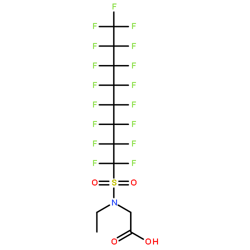 Glycine,N-ethyl-N-[(1,1,2,2,3,3,4,4,5,5,6,6,7,7,8,8,8-heptadecafluorooctyl)sulfonyl]-