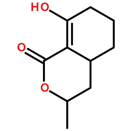 1H-2-Benzopyran-1-one,3,4,4a,5,6,7-hexahydro-8-hydroxy-3-methyl-, (3R,4aS)-