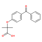 Propanoic acid,2-(4-benzoylphenoxy)-2-methyl-