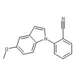 Benzonitrile, 2-(5-methoxy-1H-indol-1-yl)-