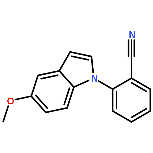 Benzonitrile, 2-(5-methoxy-1H-indol-1-yl)-