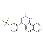 4-[3-(trifluoromethyl)phenyl]-3,4-dihydrobenzo[h]quinolin-2(1H)-one