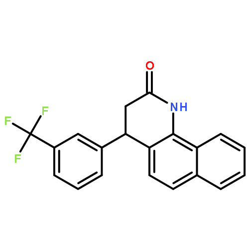 4-[3-(trifluoromethyl)phenyl]-3,4-dihydrobenzo[h]quinolin-2(1H)-one