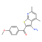 Methanone,(3-amino-4,6-dimethylthieno[2,3-b]pyridin-2-yl)(4-methoxyphenyl)-