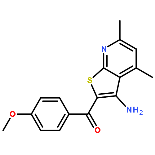 Methanone,(3-amino-4,6-dimethylthieno[2,3-b]pyridin-2-yl)(4-methoxyphenyl)-