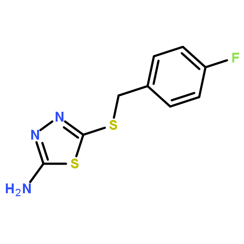 1,3,4-Thiadiazol-2-amine, 5-[[(4-fluorophenyl)methyl]thio]-