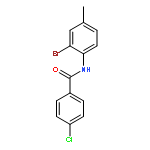 N-(2-Bromo-4-methylphenyl)-4-chlorobenzamide