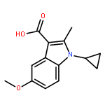 1-cyclopropyl-5-methoxy-2-methyl-1H-indole-3-carboxylic acid