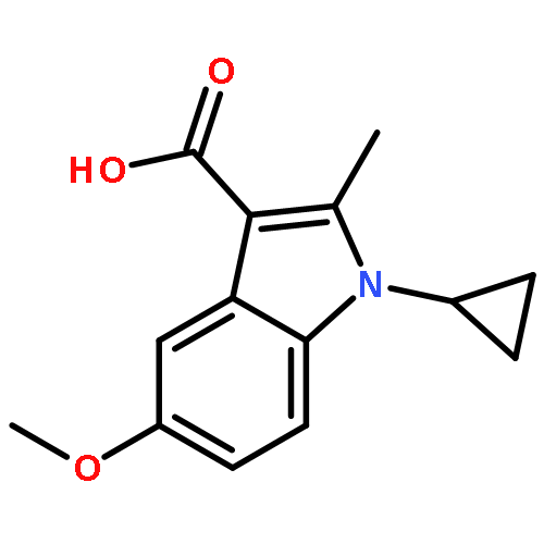 1-cyclopropyl-5-methoxy-2-methyl-1H-indole-3-carboxylic acid