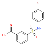 3-(4-Bromo-phenylsulfamoyl)-benzoic acid