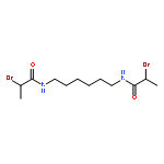 2-BROMO-N-[6-(2-BROMOPROPANOYLAMINO)HEXYL]PROPANAMIDE 