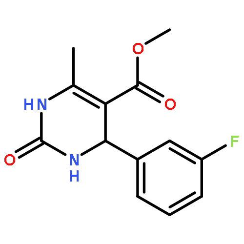 <br>4-(3-Fluoro-phenyl)-6-methyl-2-oxo-1,2,3,4-tetrahydro-pyrimidine-5-carboxyl ic acid methyl ester