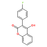 2H-1-Benzopyran-2-one, 3-(4-fluorophenyl)-4-hydroxy-