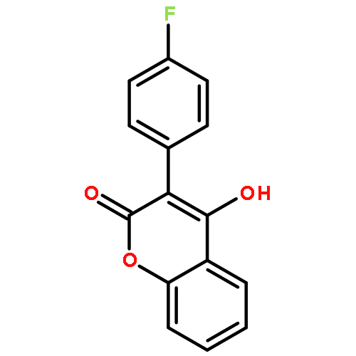 2H-1-Benzopyran-2-one, 3-(4-fluorophenyl)-4-hydroxy-