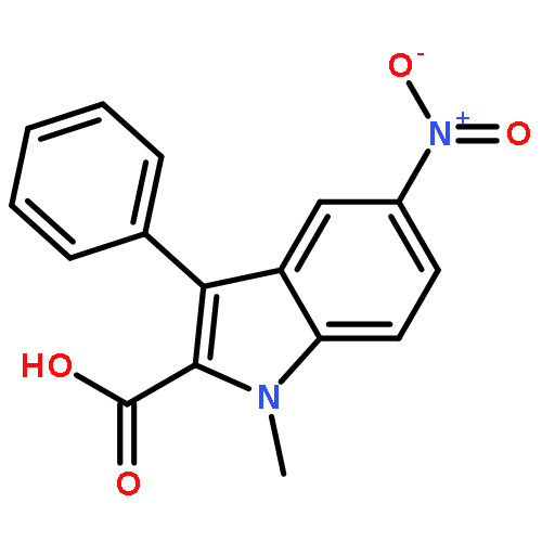 1H-Indole-2-carboxylic acid, 1-methyl-5-nitro-3-phenyl-