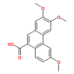 9-Phenanthrenecarboxylic acid, 2,3,6-trimethoxy-