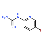 Guanidine, (5-bromo-2-pyridinyl)-