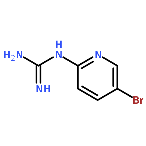 Guanidine, (5-bromo-2-pyridinyl)-