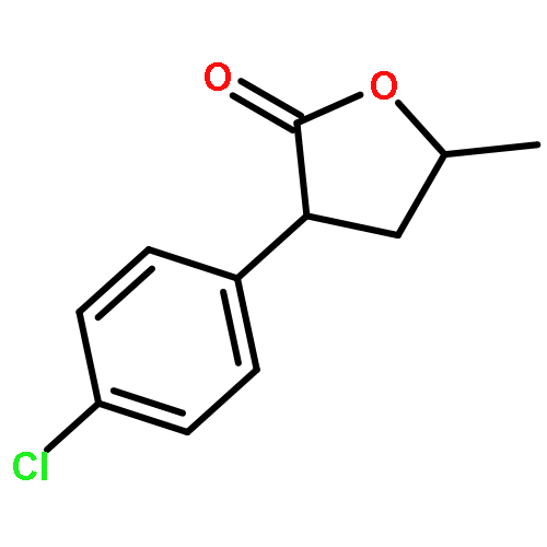 2(3H)-Furanone, 3-(4-chlorophenyl)dihydro-5-methyl-