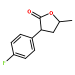 2(3H)-Furanone, 3-(4-fluorophenyl)dihydro-5-methyl-