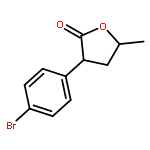 2(3H)-Furanone, 3-(4-bromophenyl)dihydro-5-methyl-