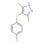 4-[(4-Chlorophenyl)thio]-3,5-dimethyl-1H-pyrazole