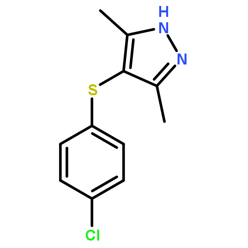 4-[(4-Chlorophenyl)thio]-3,5-dimethyl-1H-pyrazole