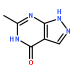 1,5-dihydro-6-methyl-4H-Pyrazolo[3,4-d]pyrimidin-4-one