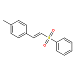 (E)-2-(4-methylphenyl)ethenyl phenyl sulfone