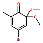 2,4-Cyclohexadien-1-one, 4-bromo-6,6-dimethoxy-2-methyl-