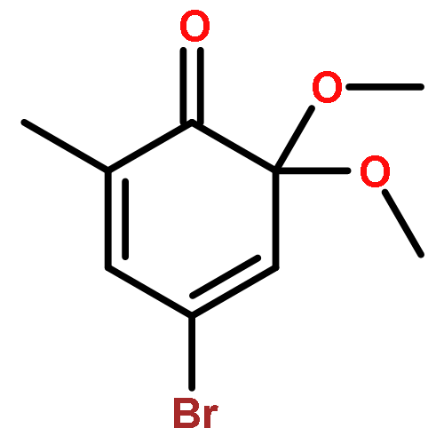 2,4-Cyclohexadien-1-one, 4-bromo-6,6-dimethoxy-2-methyl-