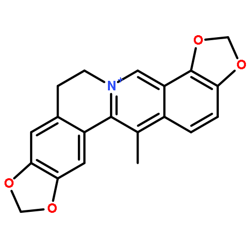 Bis[1,3]benzodioxolo[5,6-a:4',5'-g]quinolizinium,6,7-dihydro-13-methyl-