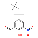 Benzaldehyde, 2-hydroxy-3-nitro-5-(1,1,3,3-tetramethylbutyl)-