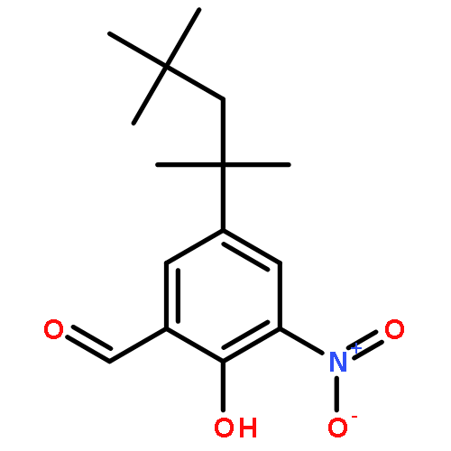 Benzaldehyde, 2-hydroxy-3-nitro-5-(1,1,3,3-tetramethylbutyl)-